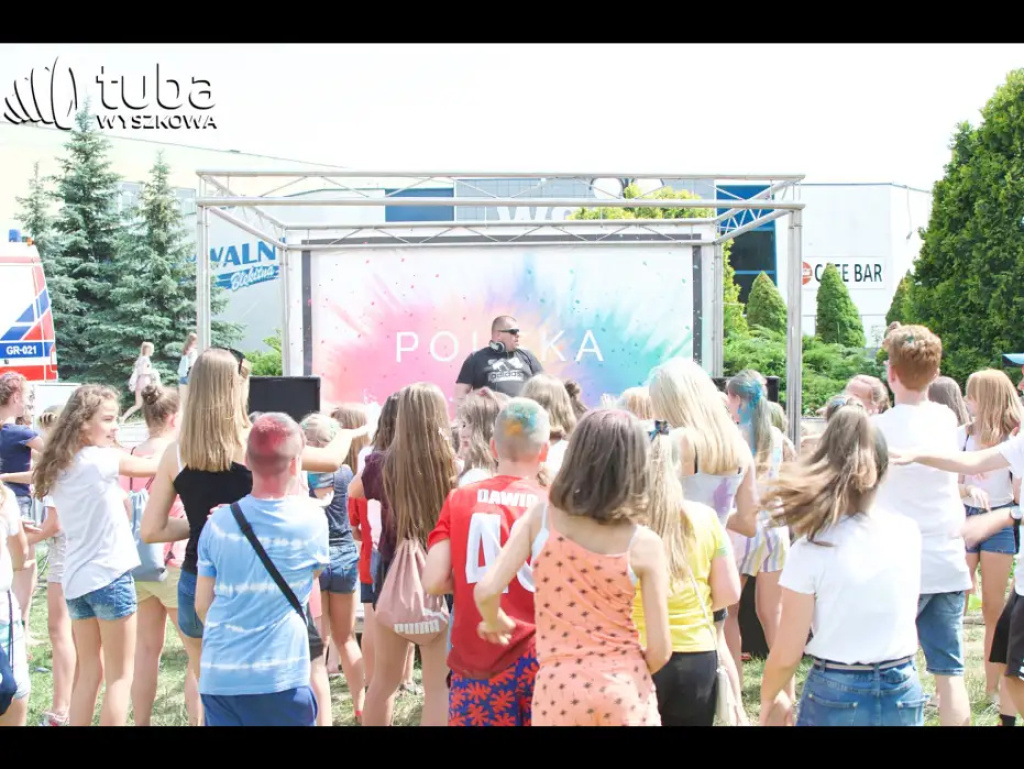 Kolorowe rozpoczęcie wakacji. Holi Festival w Wyszkowie