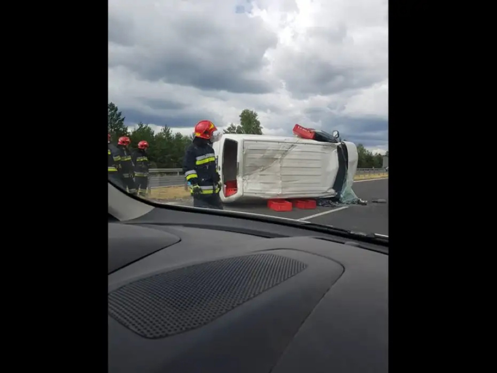 Wypadek na obwodnicy Marek. Utrudniony ruch w stronę Wyszkowa