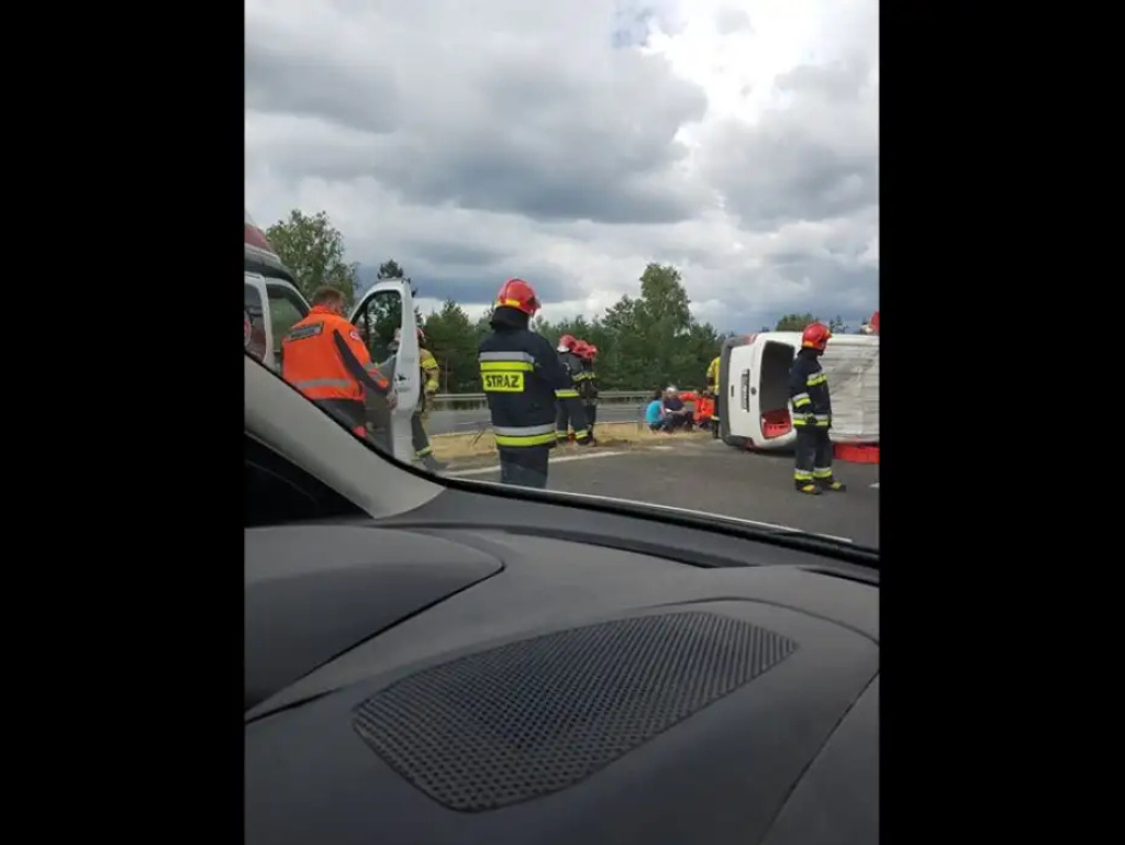 Wypadek na obwodnicy Marek. Utrudniony ruch w stronę Wyszkowa