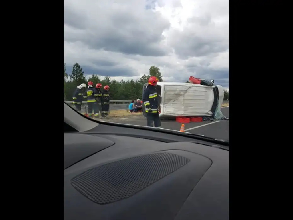 Wypadek na obwodnicy Marek. Utrudniony ruch w stronę Wyszkowa