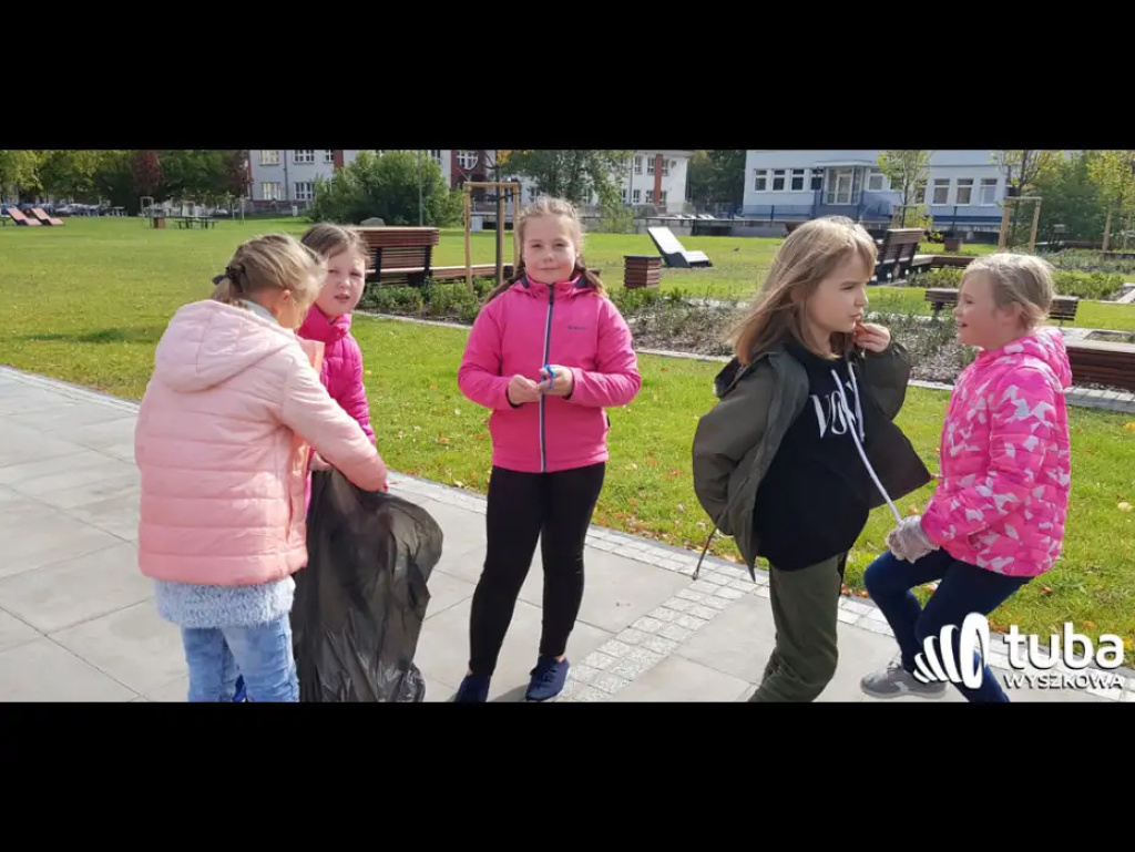 Najmłodsi wyszkowianie sprzątali miasto