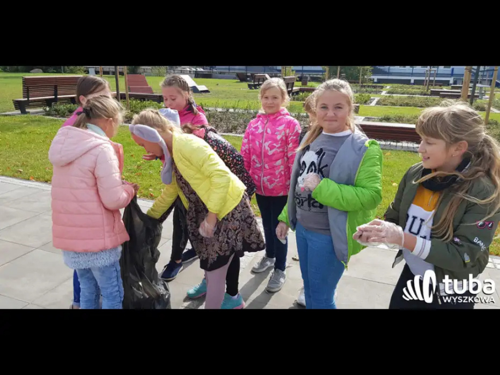 Najmłodsi wyszkowianie sprzątali miasto