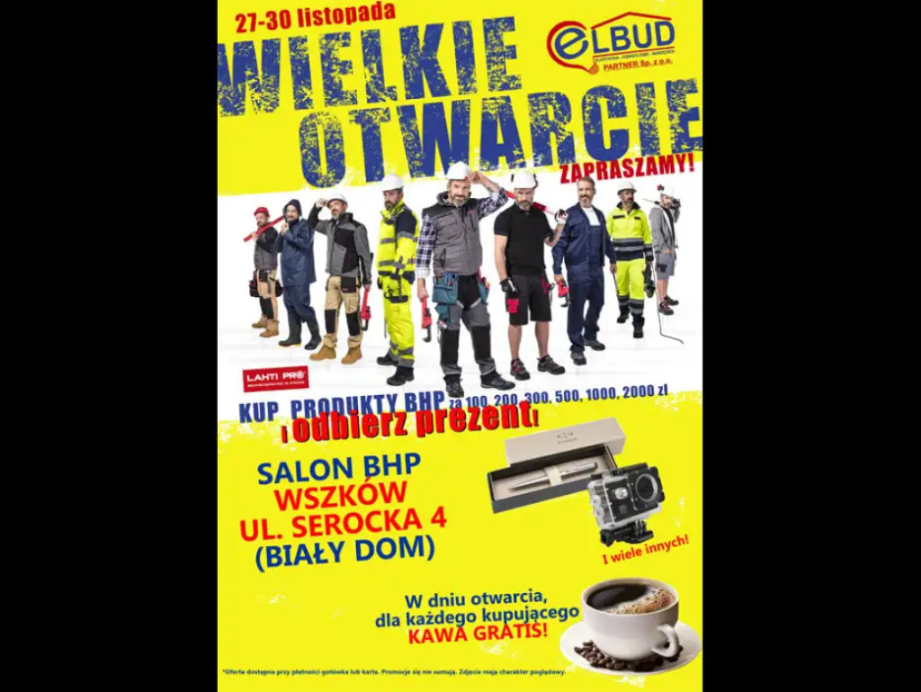 ELBUD zaprasza na wielkie otwarcie!
