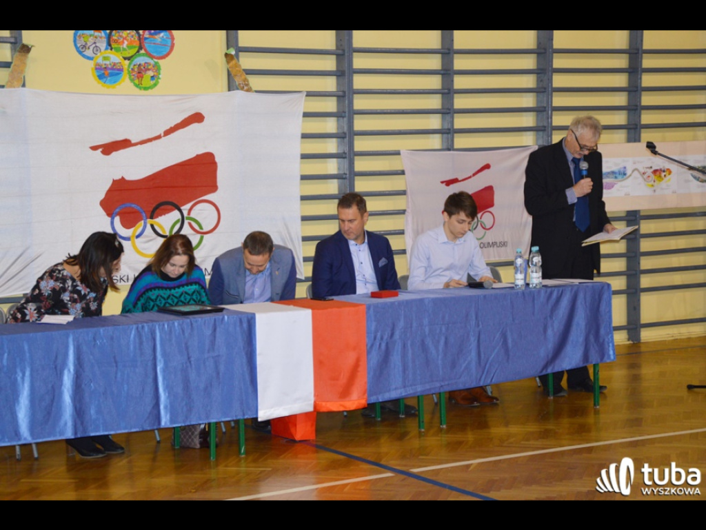 100-lecie Polskiego Komitetu Olimpijskiego świętowano w SP nr 1 w Wyszkowie