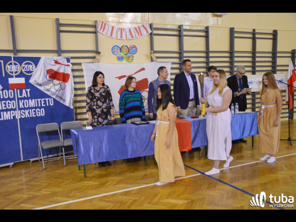 100-lecie Polskiego Komitetu Olimpijskiego świętowano w SP nr 1 w Wyszkowie