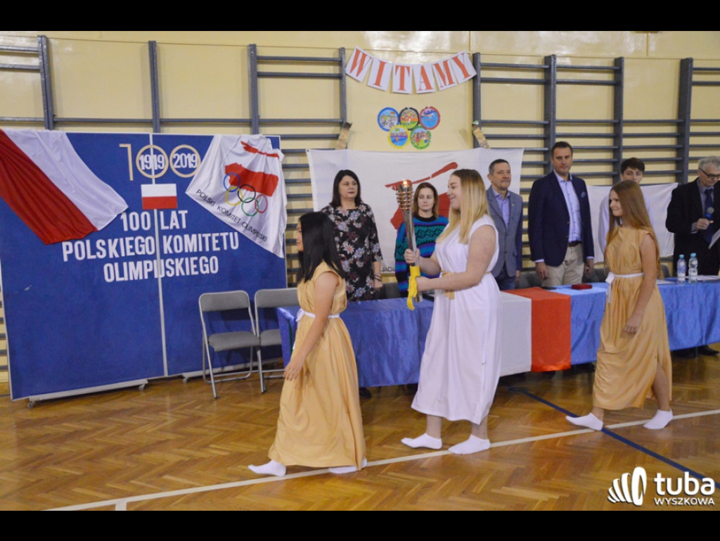 100-lecie Polskiego Komitetu Olimpijskiego świętowano w SP nr 1 w Wyszkowie