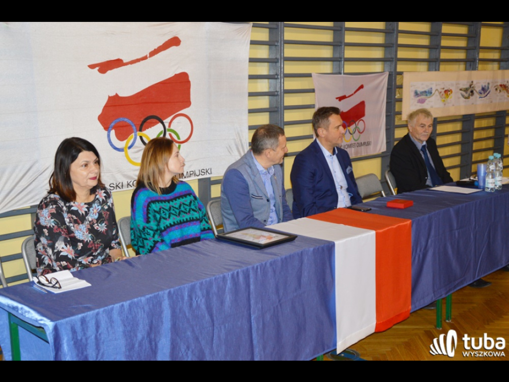 100-lecie Polskiego Komitetu Olimpijskiego świętowano w SP nr 1 w Wyszkowie