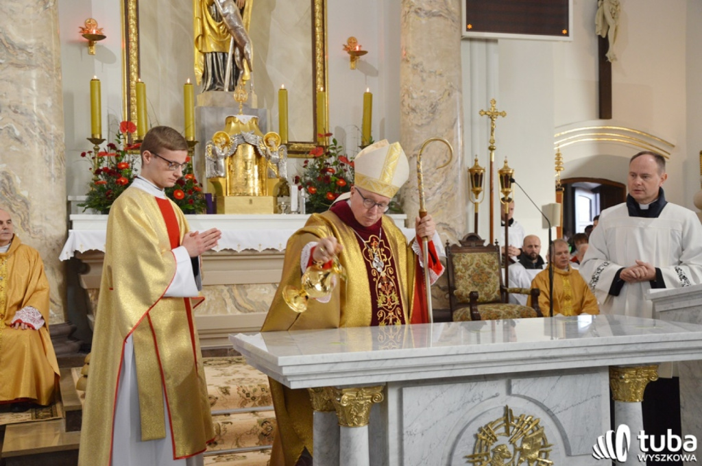 Odnowione i poświęcone wnętrze Sanktuarium św. Idziego w Wyszkowie