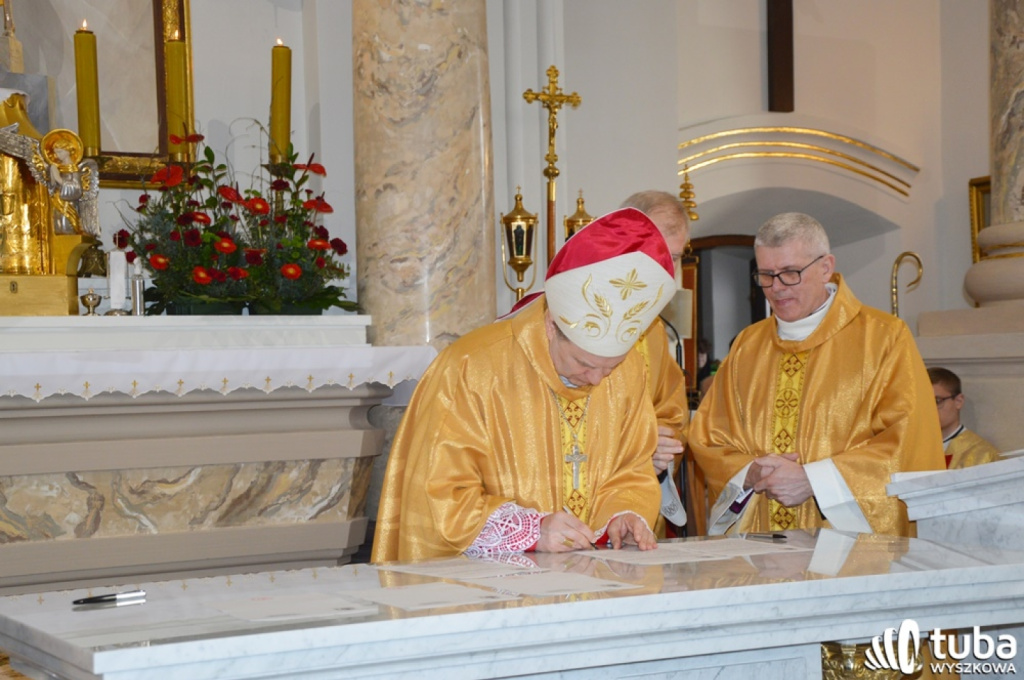 Odnowione i poświęcone wnętrze Sanktuarium św. Idziego w Wyszkowie