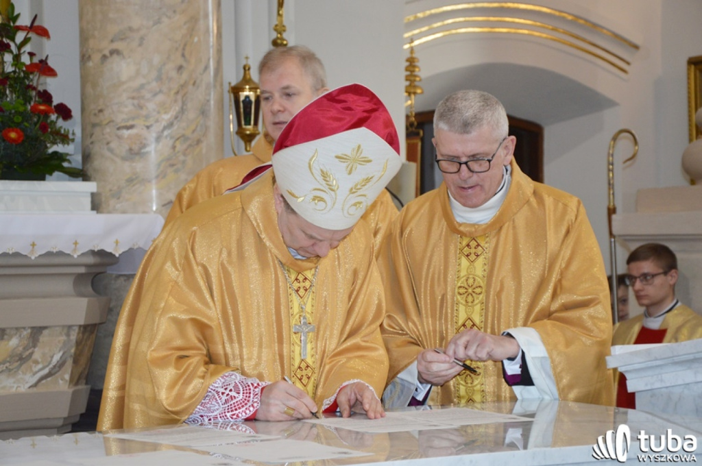 Odnowione i poświęcone wnętrze Sanktuarium św. Idziego w Wyszkowie
