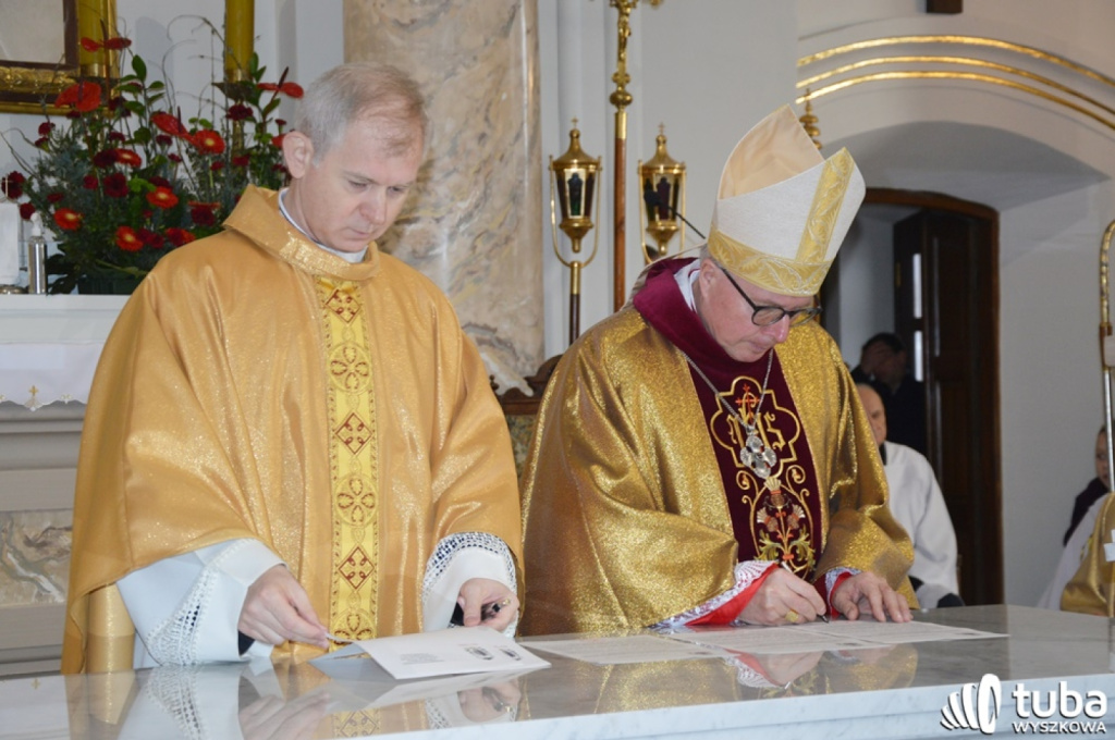Odnowione i poświęcone wnętrze Sanktuarium św. Idziego w Wyszkowie