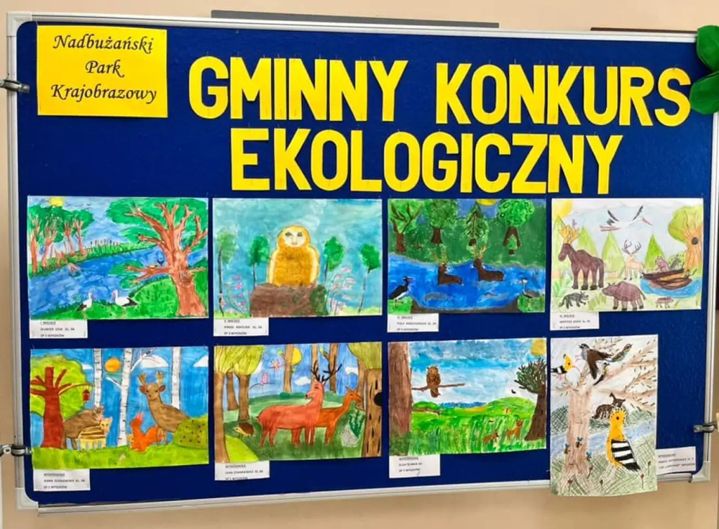 „Zwierzęta Nadbużańskiego Parku Krajobrazowego”. Konkurs rozstrzygnięty