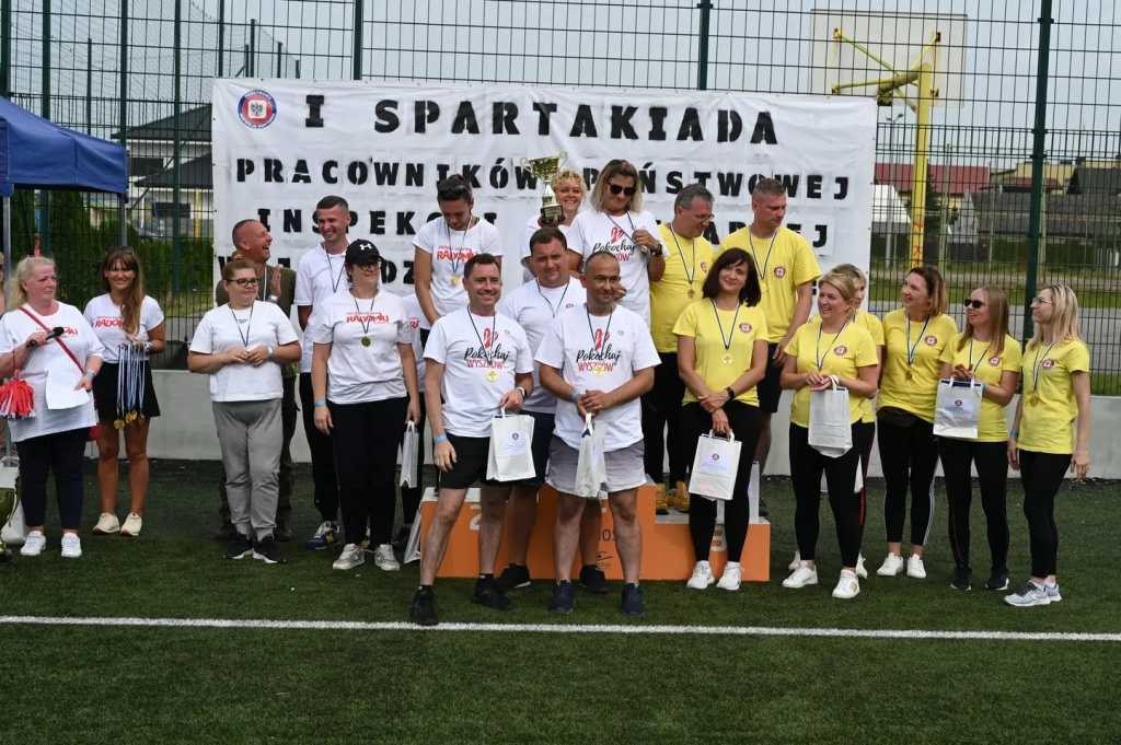 I Spartakiada Pracowników Państwowej Inspekcji Sanitarnej Województwa Mazowieckiego. Nasi na podium