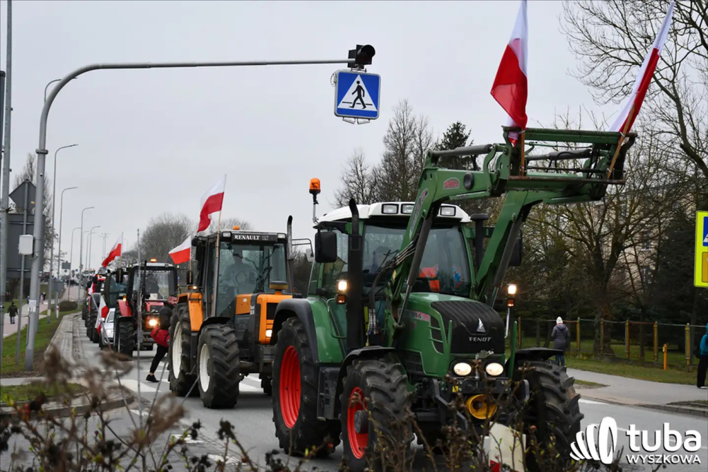 Protest rolników. 