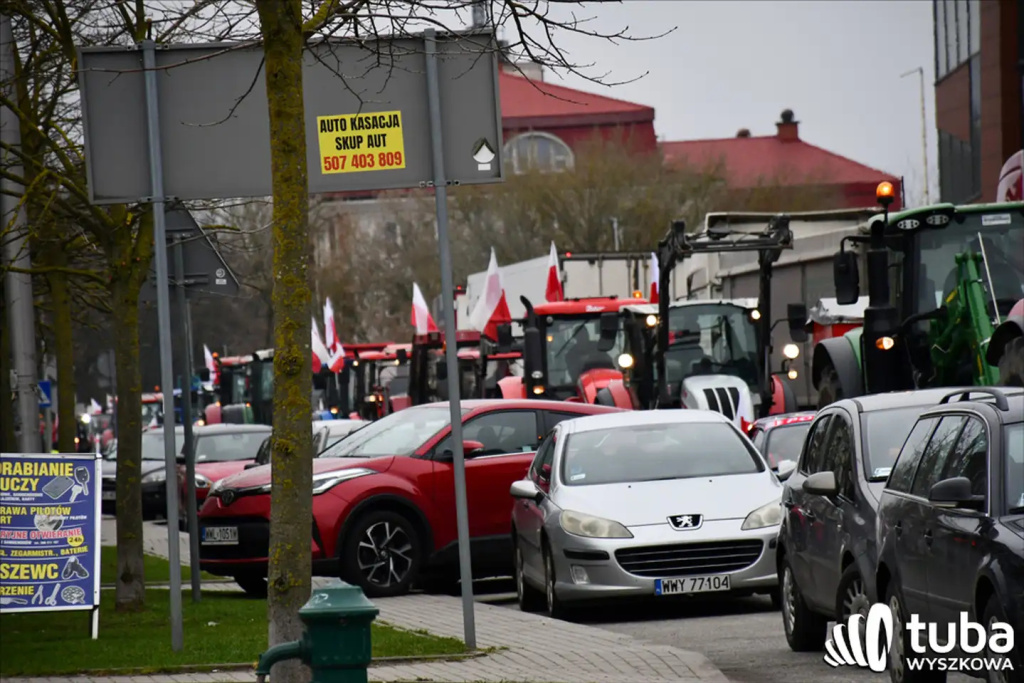 Protest rolników. 
