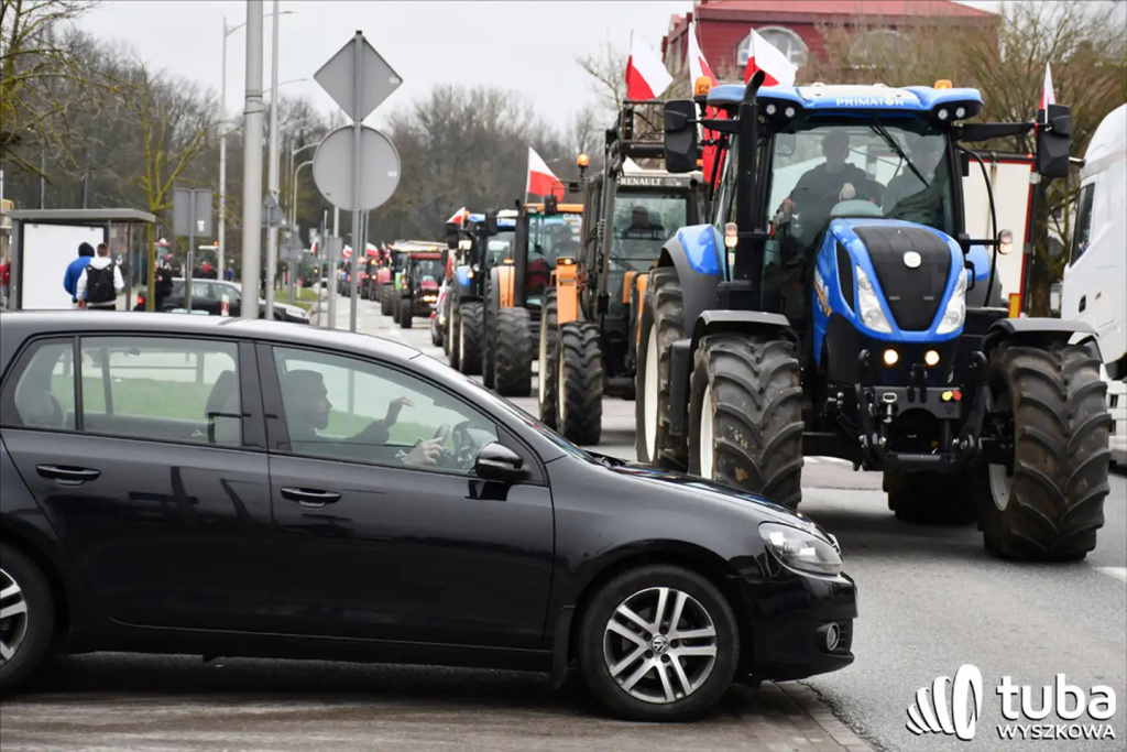 Protest rolników. 
