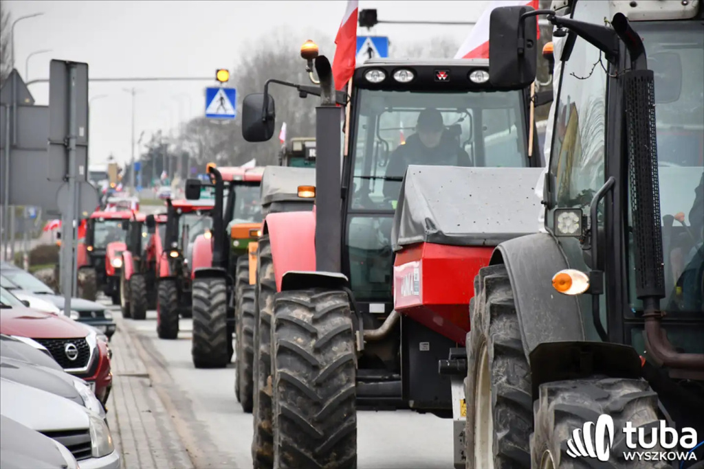 Protest rolników. 
