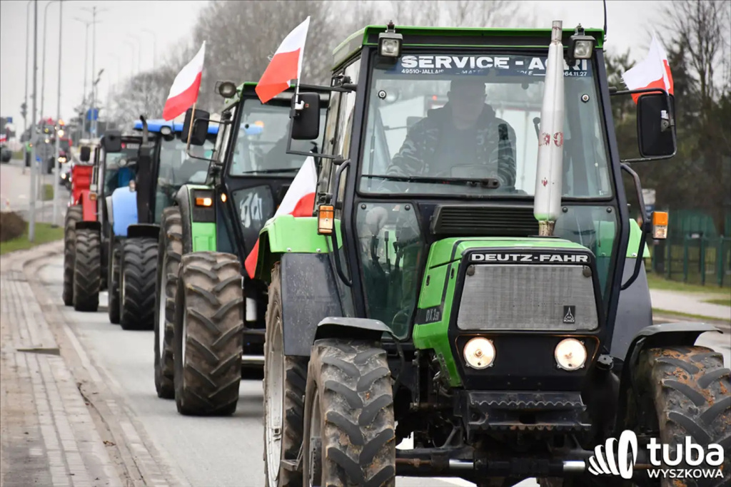 Protest rolników. 
