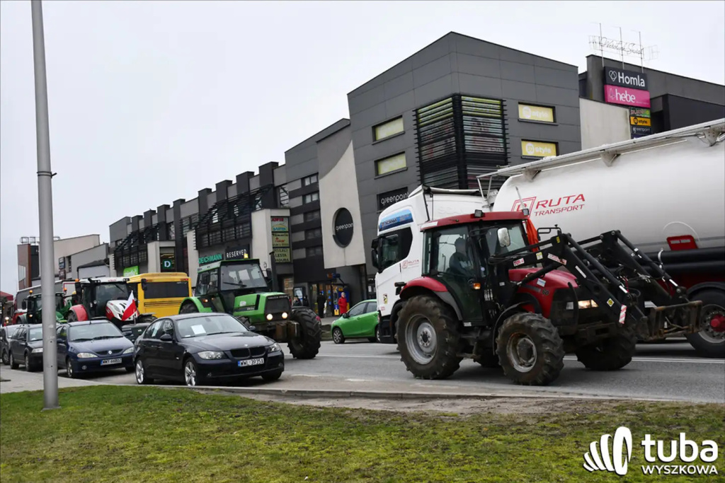 Protest rolników. 