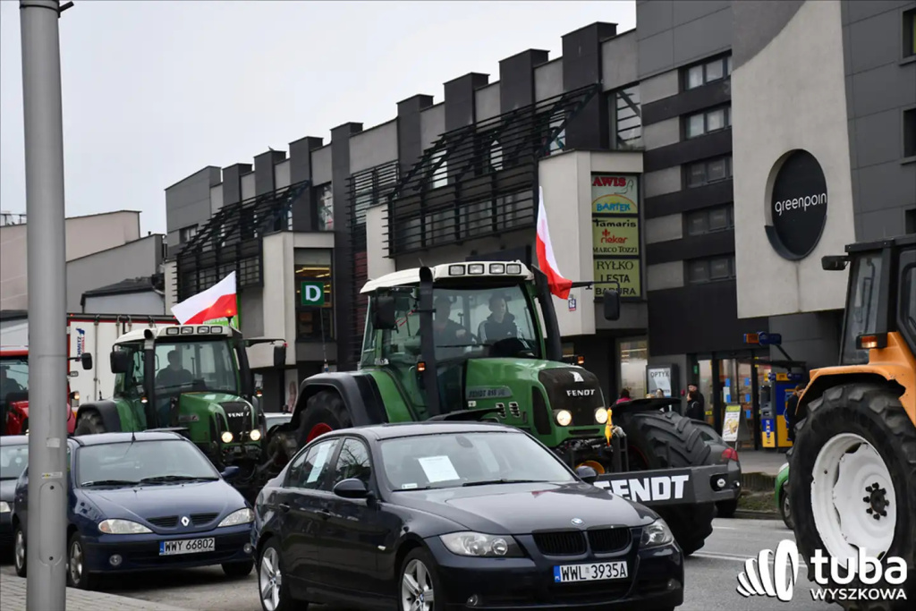 Protest rolników. 