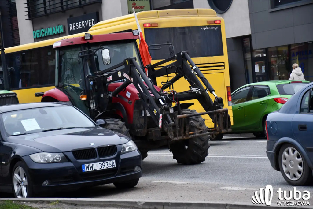 Protest rolników. 