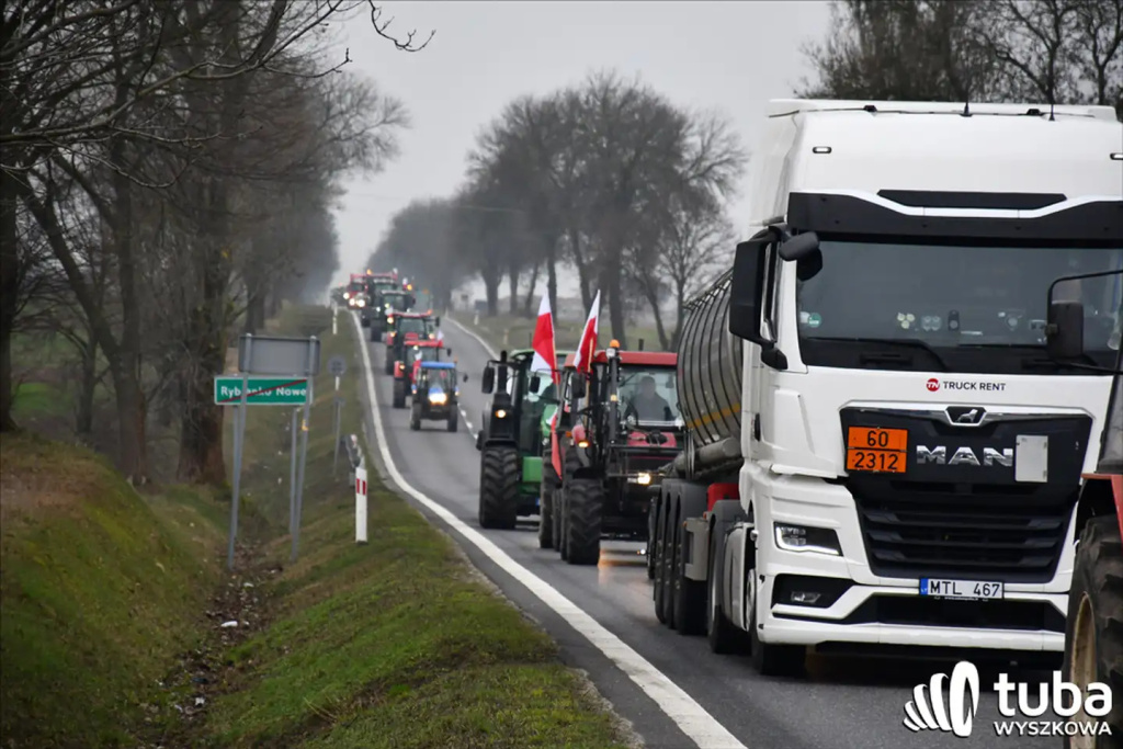 Protest rolników. 