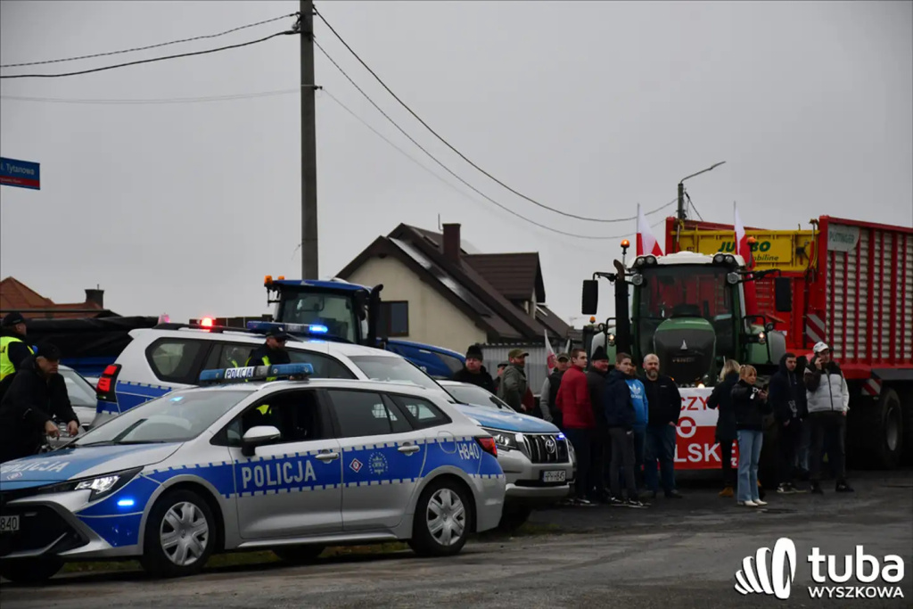 Protest rolników. 