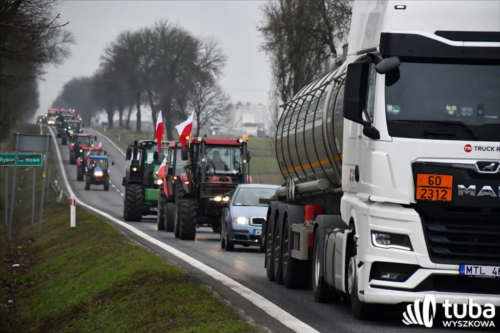 Protest rolników. 