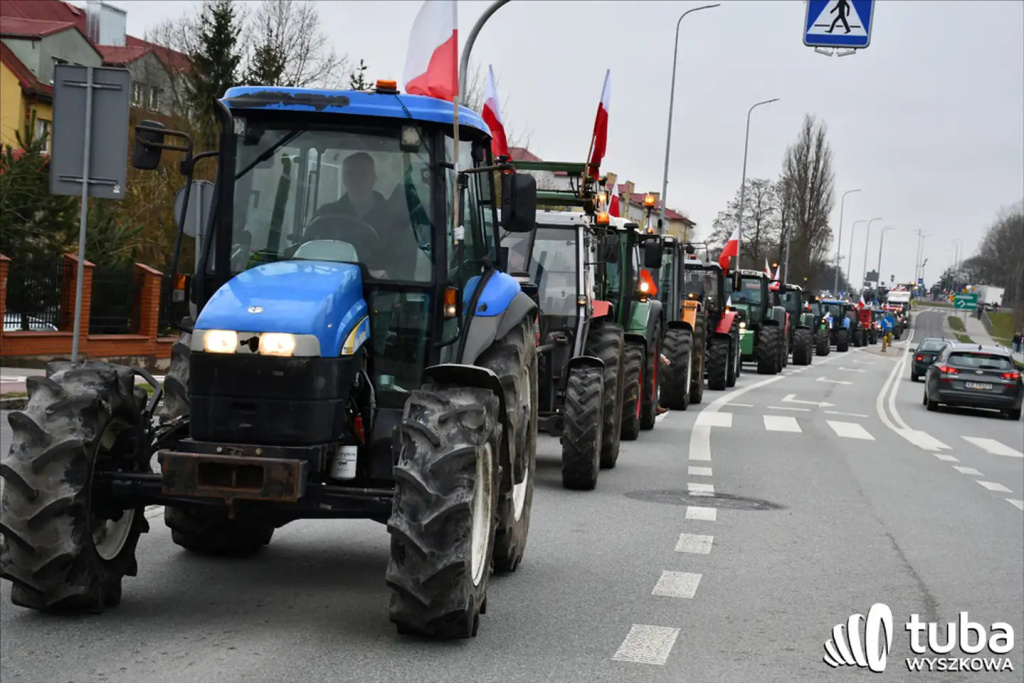 Protest rolników. 