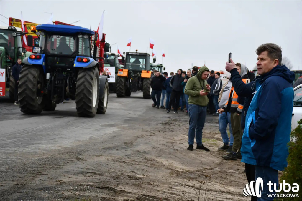 Protest rolników. 