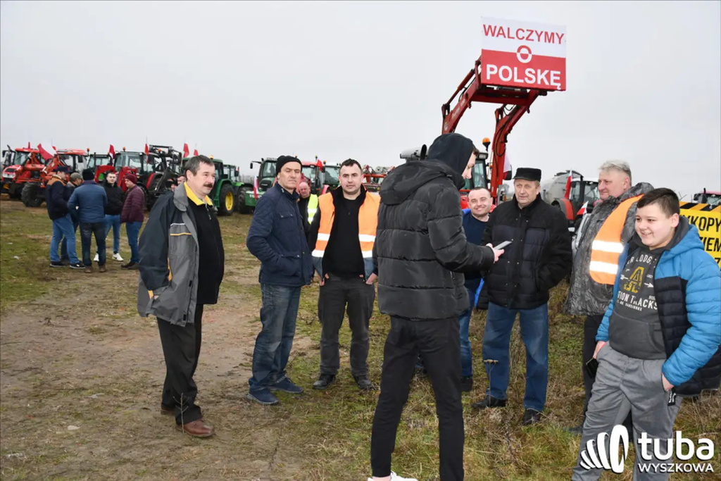 Protest rolników. 