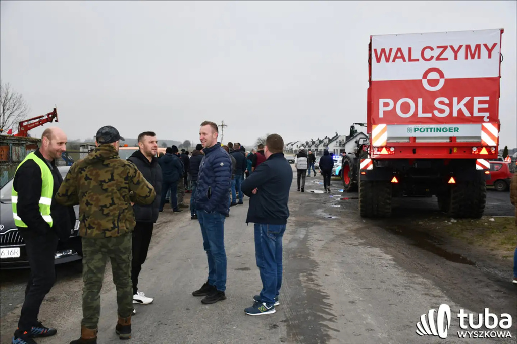 Protest rolników. 