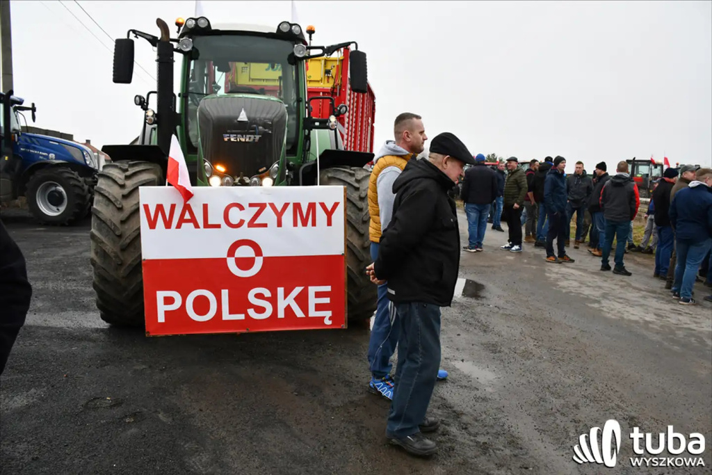 Protest rolników. 