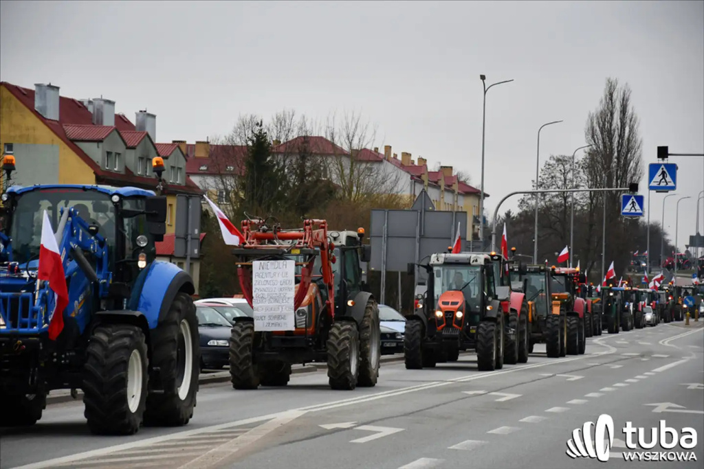 Protest rolników. 