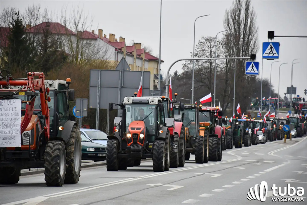 Protest rolników. 