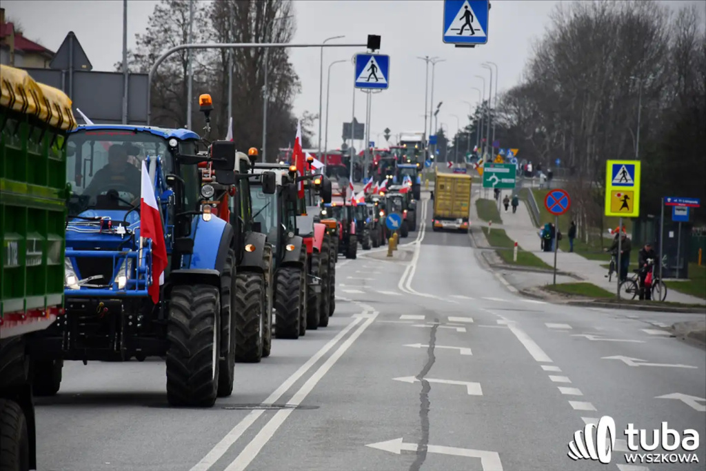 Protest rolników. 