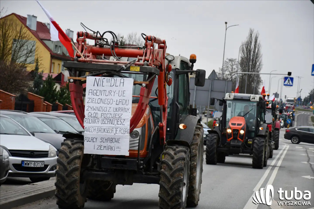 Protest rolników. 
