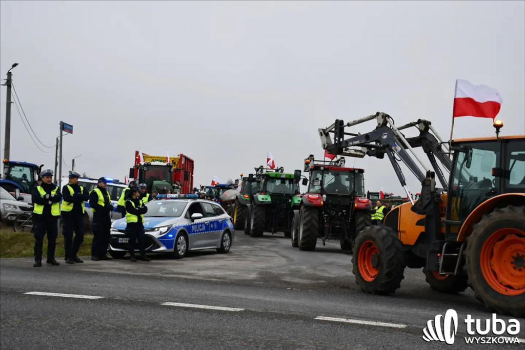 Protest rolników. 