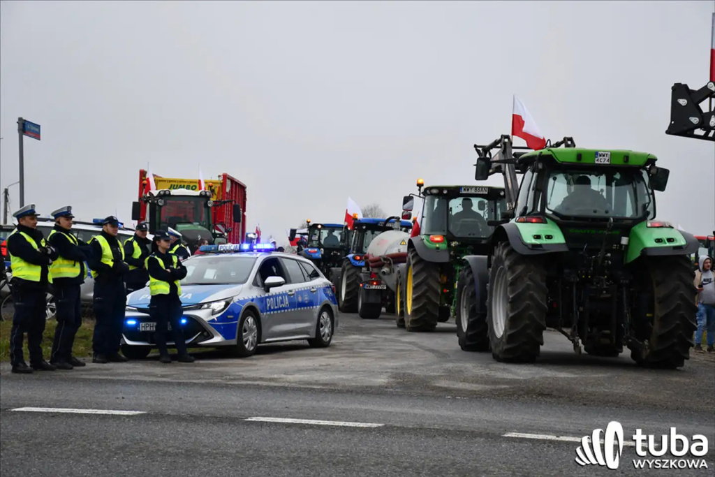 Protest rolników. 