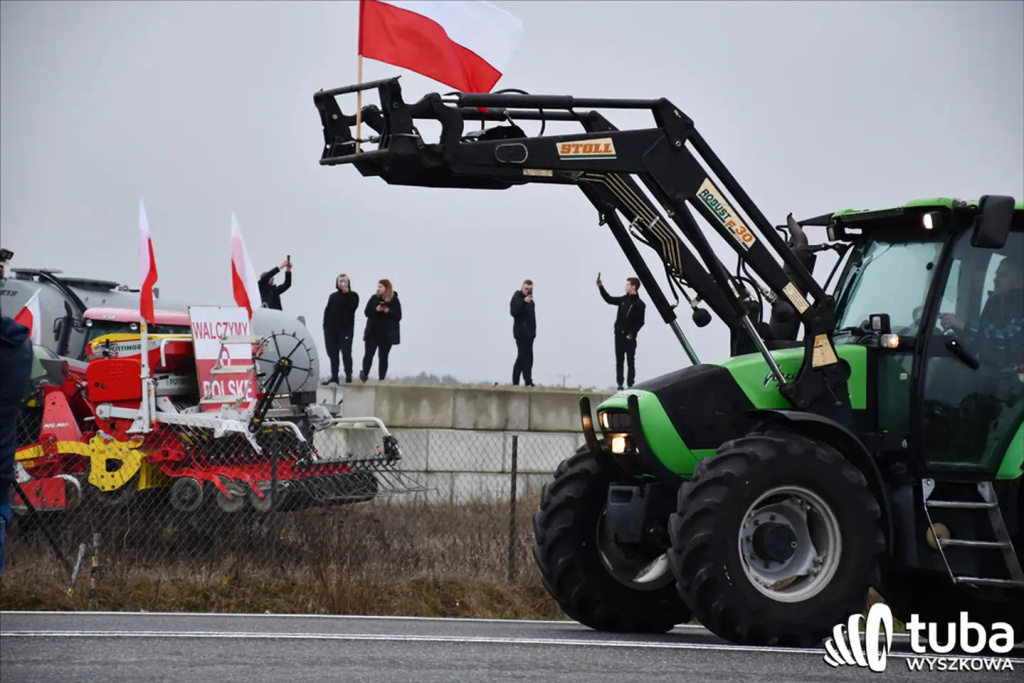 Protest rolników. 