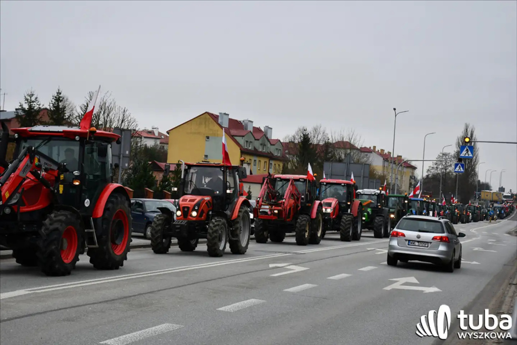 Protest rolników. 