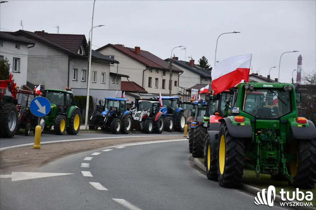 Protest rolników. 