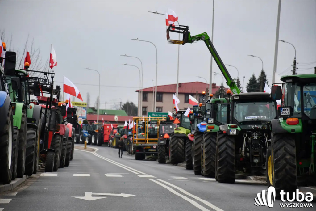 Protest rolników. 