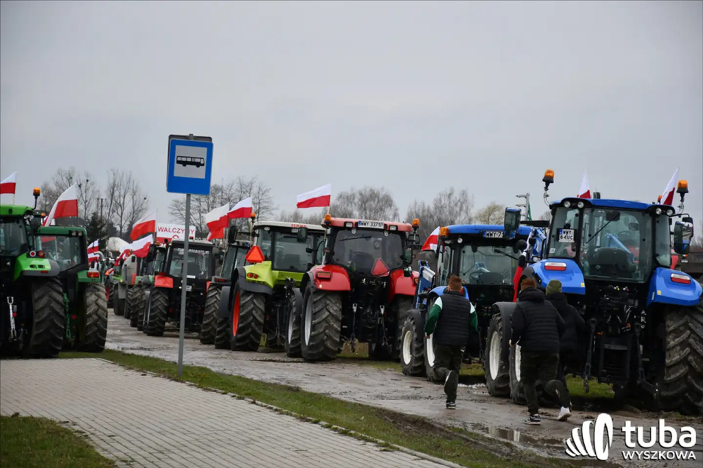 Protest rolników. 