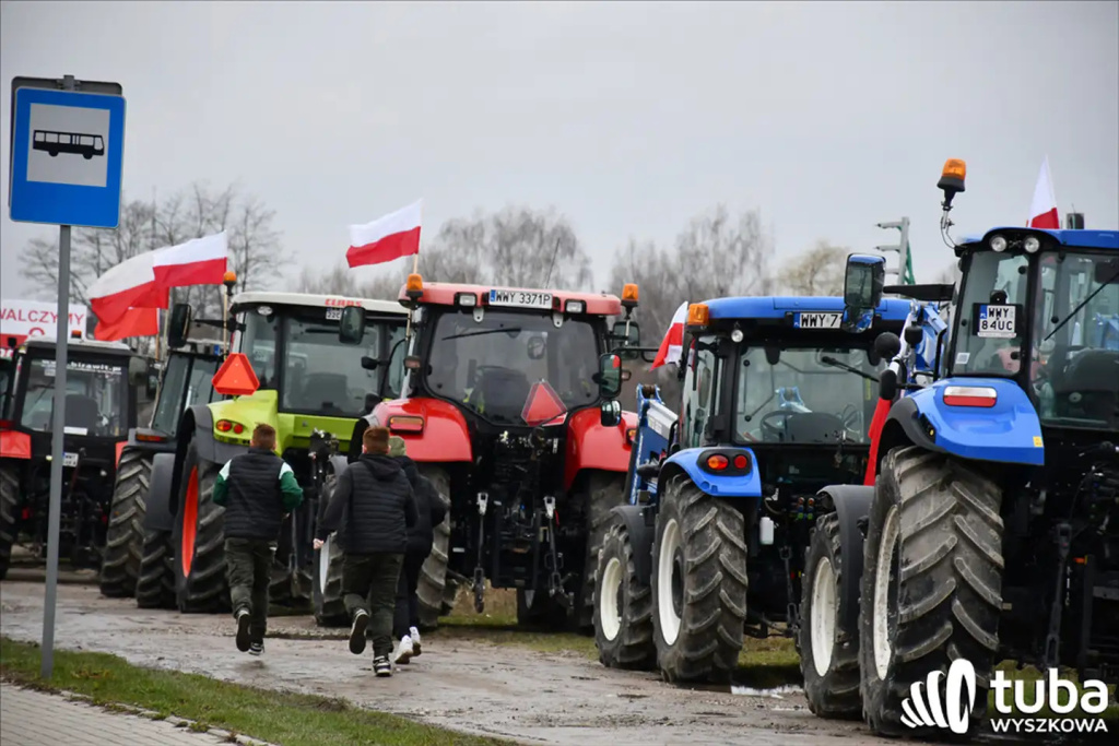 Protest rolników. 