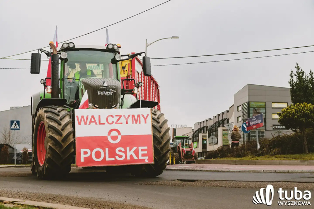 Protest rolników. 