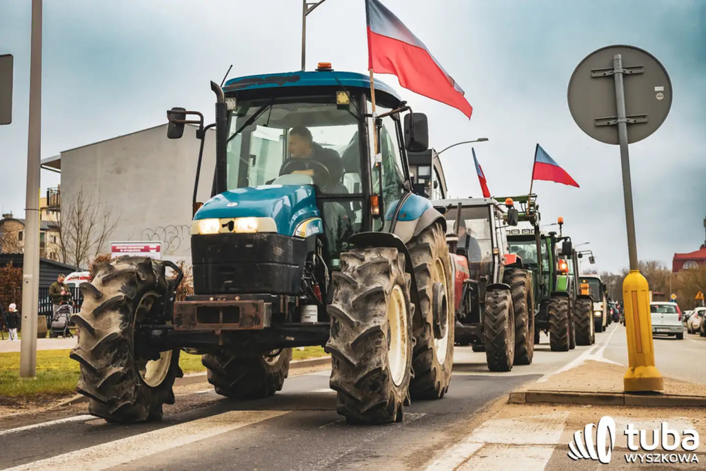 Protest rolników. 