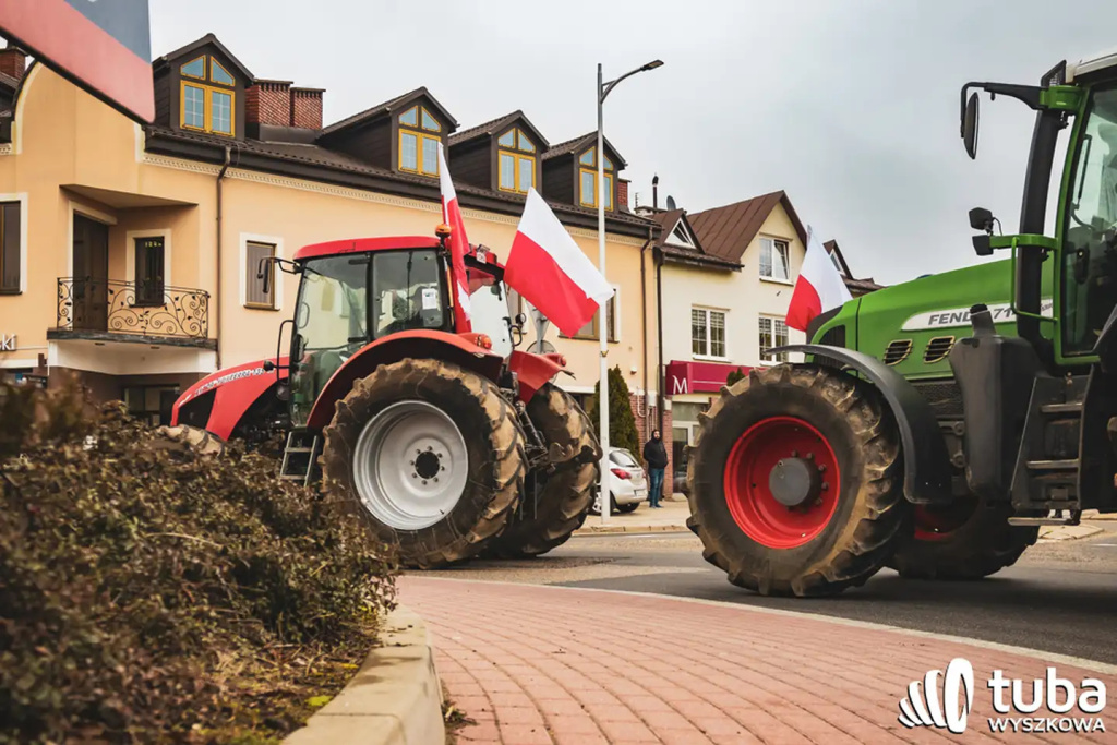 Protest rolników. 