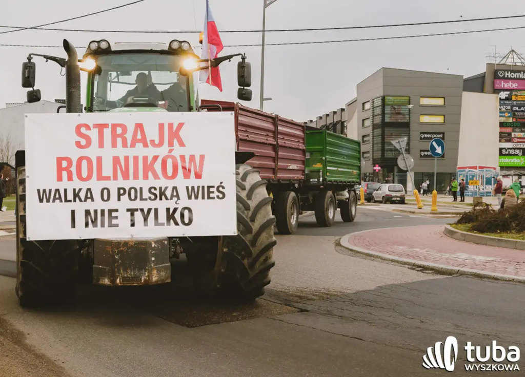 Protest rolników. 