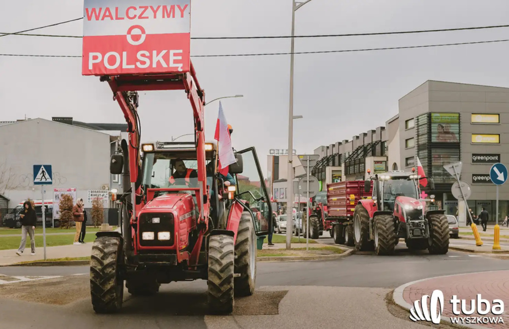 Protest rolników. 